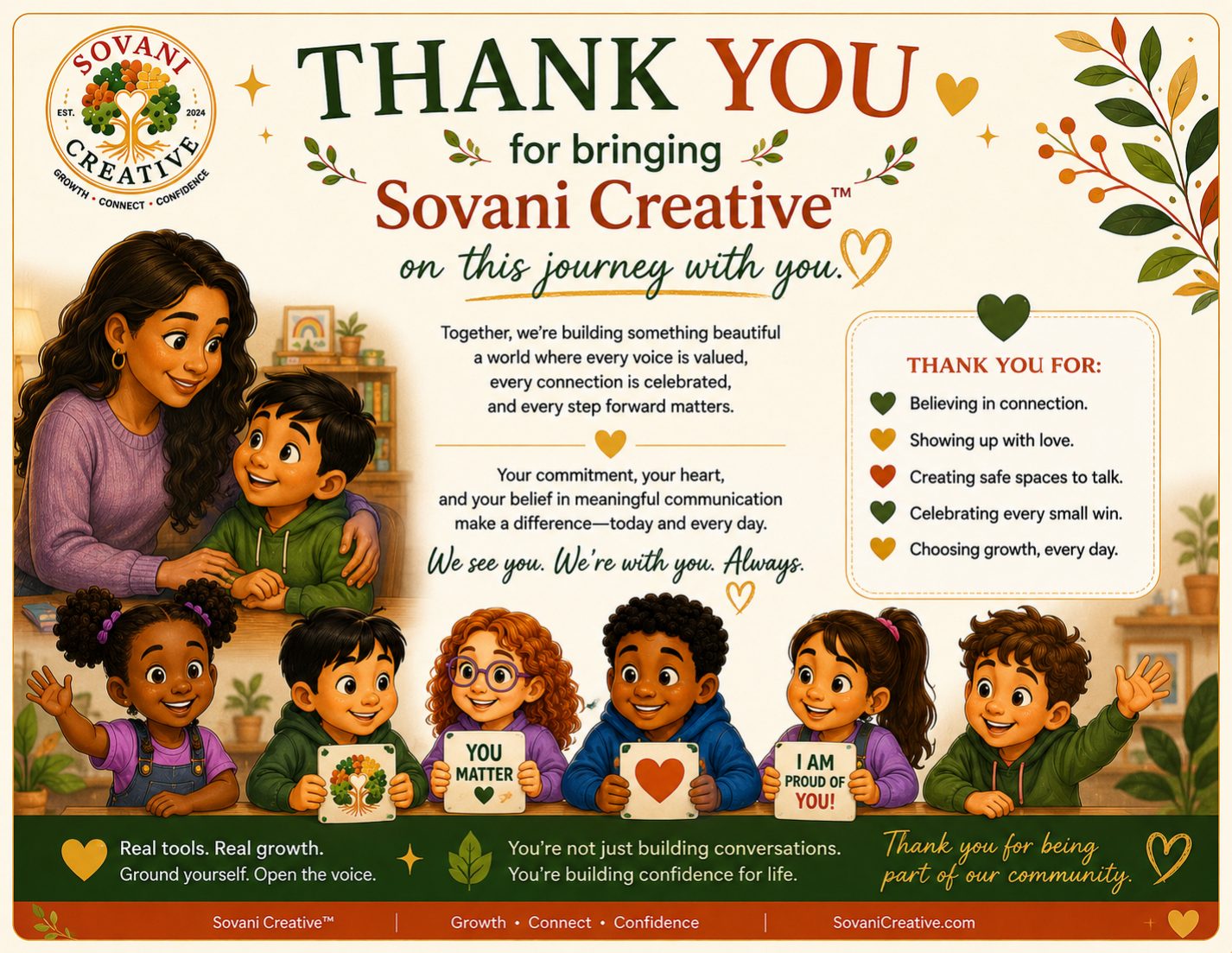 Thank you page closing the Ages 5–7 collection